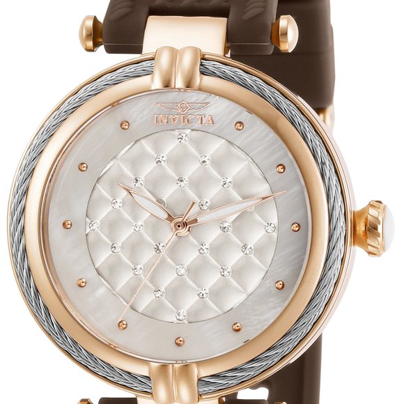 Invicta Women\'s Bolt Quartz Mother of Pearl Watch